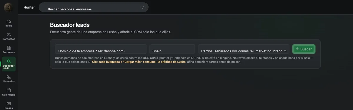 Buscador de leads